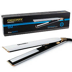 Праска-вирівнювач для волосся GM 490, Білий / Професійна плойка випрямляч / Стайлер