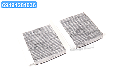 Фільтр салону ALFA ROMEO 147 01-10, 156 97-06 вугільний (вир-во DENCKERMANN) M110762K