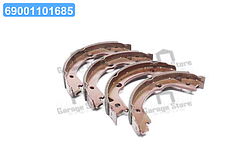 Колодки гальмівні Hyundai TUCSON 04; SONATA 05- (вир-во Jakoparts) J3510300