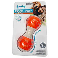 Інтерактивна іграшка гантель для собак Pawise Giggle Toy (14 см)
