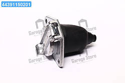 Розетка штифт 7 полюс. N алюміній (контакти різьблення) (RIDER) RD 97.76.61