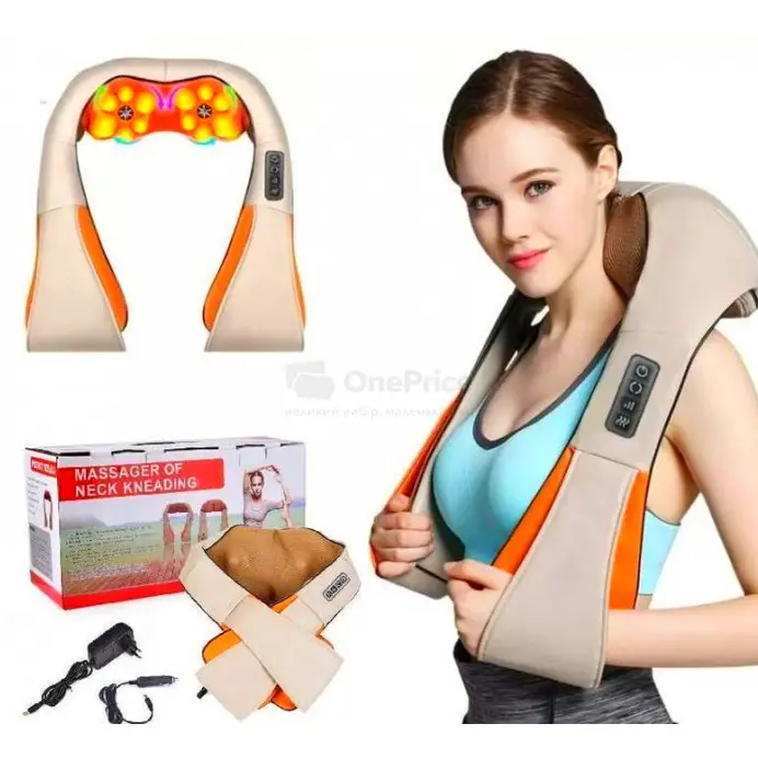 Масажер роликовий для спини та шиї Massager of Neck Kneading