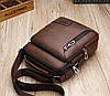 Модна чоловіча сумка-планшет Jeep 1941 повсякденна, барсетка сумка-планшет для чоловіків екошкіра, фото 4