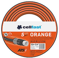 Садовый шланг Cellfast ORANGE 3/4', 25 м, 5 слоев, до 24 Бар, -10 50°C