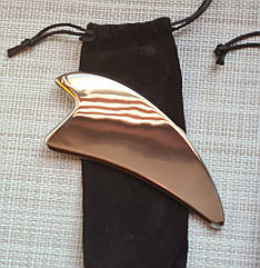 Блейд плавник гуаша скребок стальний