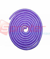 Скакалка гимнастическая фиолетовая 3м Китай