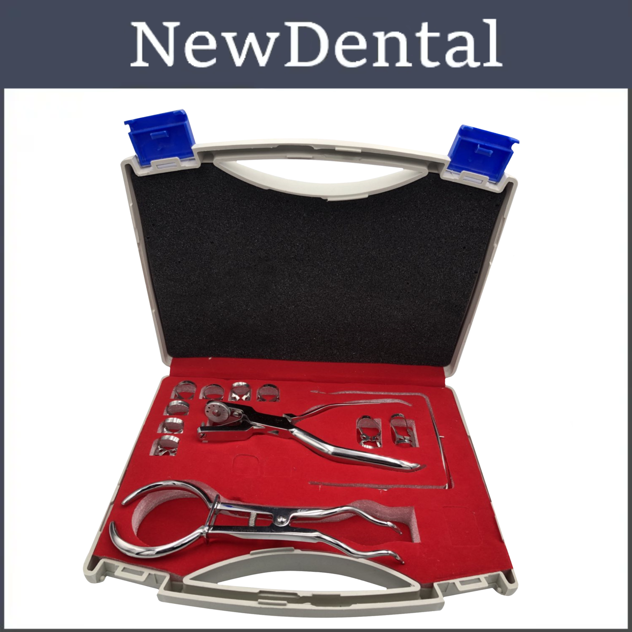 Набір коффердаму в пластиковій валізі, фото 1
