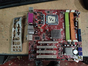 Мат. плата MSI MS-7527 VER:1.1 G31M4 LGA775 G31 PCI-E+SVGA+GbLAN SATA MicroATX 4DDR2 № K231601, фото 1
