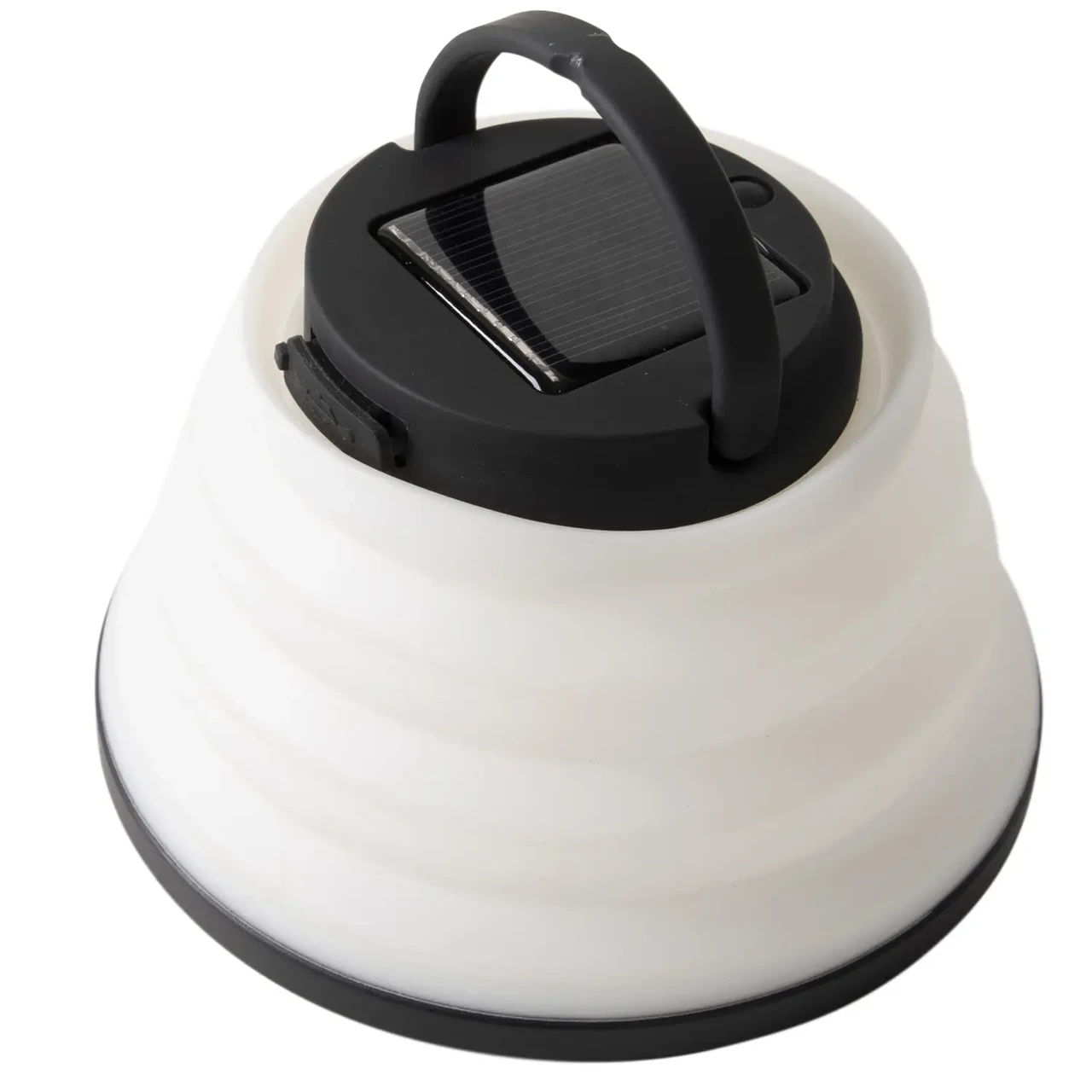 Ліхтар кемпінговий на сонячній зарядці Bo-Camp Seginius 150 Lumen White/Black (5818730)