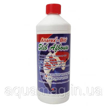 Біопрепарат Anarex Bio Slib Afbouw 1 л для видалення донних відкладень, очищення дна від мулу, очищення води, фото 1