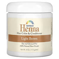 Rainbow Research, Хна, 100% рослинна фарба для волосся кондиціонер, перська світло-коричневий порошок 113 г