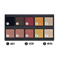 Палетка тіней для повік Pupa Make Up Stories Palette 002 Hot Flame (ТЕСТЕР)