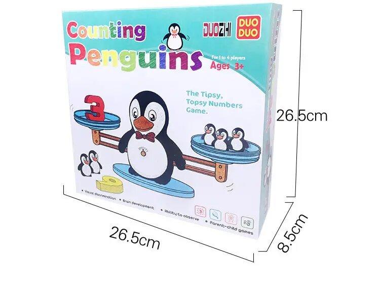 Обучающая счету игра для детей "Сохрани баланс. Пингвины" (DD1808-8) - фото 4 - id-p1782194112