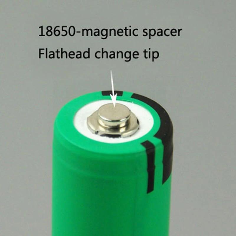 Магніт 5*1,5 мм нікель (для акумуляторов 18650, 14500, 16340 та ін)