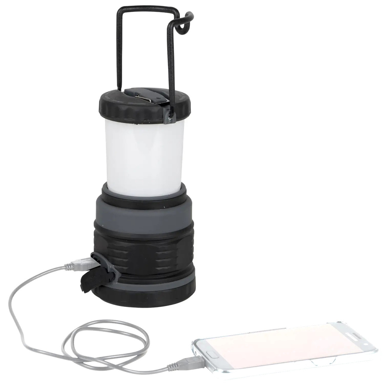 Кемпінгова лампа акумуляторна Bo-Camp Delta High Power LED 200 Lumen Black/Anthracite (5818891)