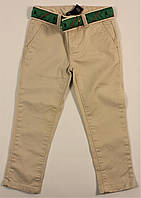 Бежевые штаны с поясом для малышей Ralph Lauren Children