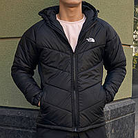 Демисезонная куртка The North Face мужская черная весенняя осенняя TNF размеры s m l xl xxl 3xl цвет черный
