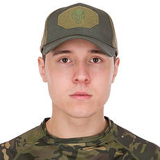 Чоловіча кепка олива ВСУ картель, Бейсболка картель оливкова ВСУ, Військова кашачка Олива ВСУ камуфляж, фото 5