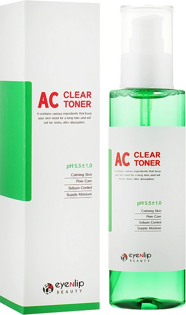 Тонер для проблемної шкіри EYENLIP AC CLEAR TONER 150 мл, фото 1