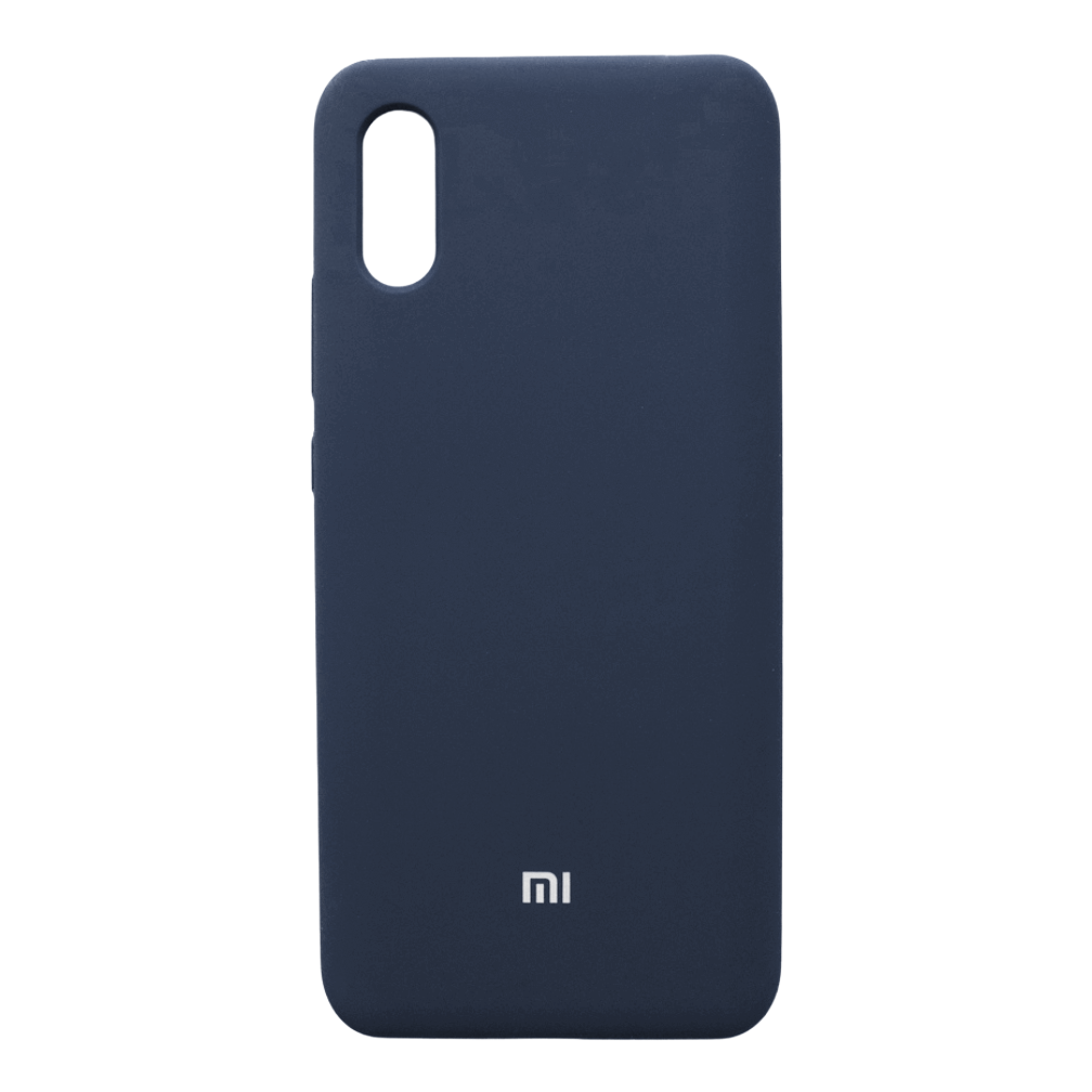 Чохол Silicone Case Premium для Xiaomi Redmi 9A Dark Blue - фото 1 - id-p1583876027