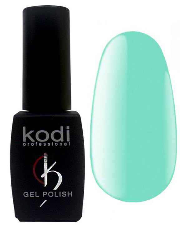 Гель-лак для нігтів Kodi Professional "Aquamarine" №AQ010 Блакитний (емаль) 8 мл