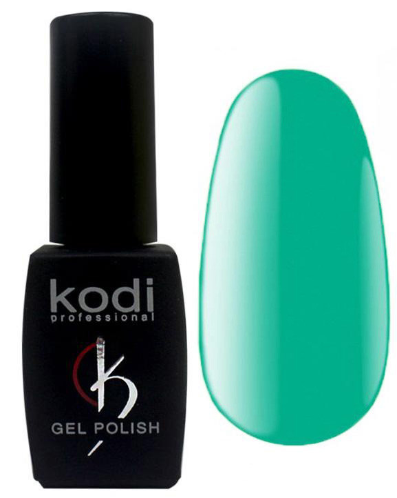 Гель-лак для нігтів Kodi Professional "Aquamarine" №AQ020 Морський зелений (емаль) 8 мл