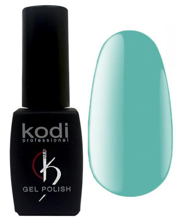 Гель-лак для нігтів Kodi Professional "Aquamarine" №AQ040 Блакитний тіффані (емаль) 8 мл