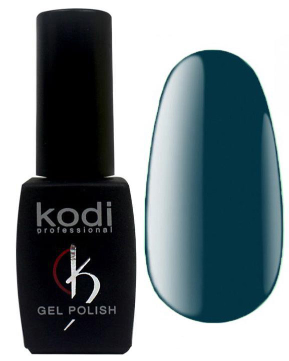 Гель-лак для нігтів Kodi Professional "Aquamarine" №AQ090 Синьо-бірюзовий (емаль) 8 мл