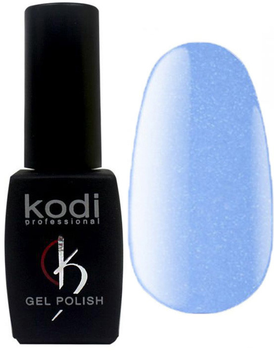 Гель-лак для нігтів Kodi Professional "Blue" №B140 Світло-волошковий з шимером 8 мл