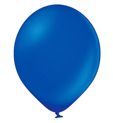 Повітряні кулі (30 см) 10 шт, Польща, колір - темно-синій (металік), фото 2