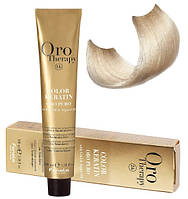 Безаммиачная крем-краска для волос Fanola Oro Therapy №10/0 Blonde platinum 100 мл