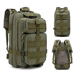 Військовий рюкзак на 35л, 45х26х25 см, з системою MOLLE М06, Олива / Армійський рюкзак / Тактичний рюкзак