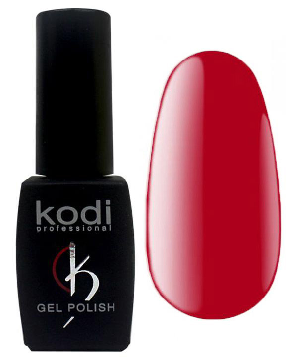 Гель-лак для нігтів Kodi Professional "Red" №R090 Червоно-малиновий (емаль) 8 мл