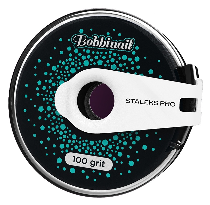 Змінний файл-стрічка з кліпсою Staleks Pro Bobbinail Exclusive ATlux-100 100 гріт 8 м