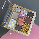 Тіні для повік Dodo Girl, 9 відтінків, №02 ТЕРМІН ДО 12.25, фото 3