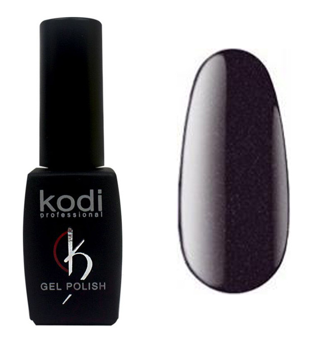 Гель-лак для нігтів Kodi Professional "Violet" №V001 Баклажановий з шимером (емаль) 8 мл