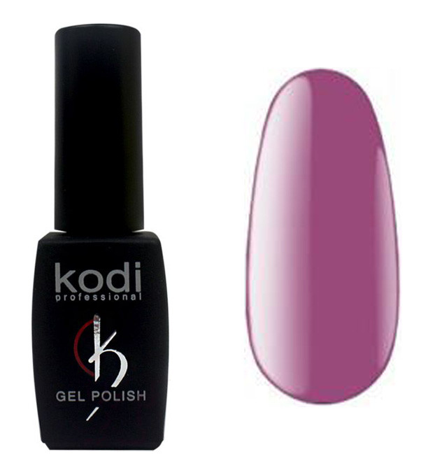 Гель-лак для нігтів Kodi Professional "Violet" №V090 Запилючена фукусія (емаль) 8 мл