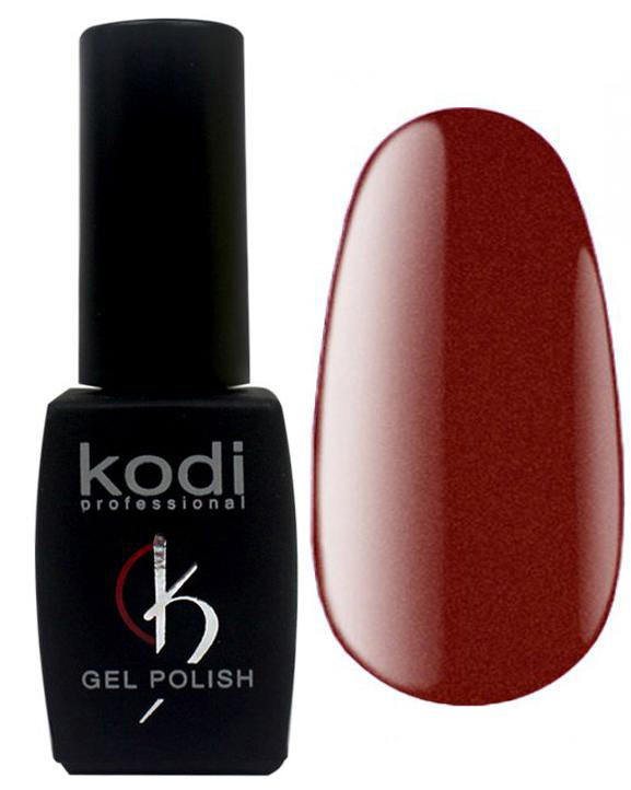 Гель-лак для нігтів Kodi Professional "Wine" №WN010 Бордовий з шимером (емаль) 8 мл