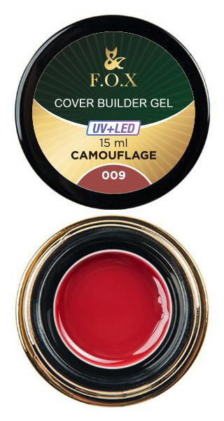 Камуфляжний будівельний гель 009 FOX 15 мл