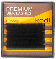 Ресницы для наращивания Kodi Professional черные №C.0.15 6 рядов: 14-2; 15-2; 16-2