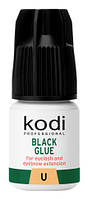 Клей для нарощення вій, чорний Kodi Professional U 3 мл