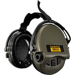 Активні тактичні навушники Преміумкласу армії США Sordin Supreme Pro-X Neckband порошковий амбушур Швеція