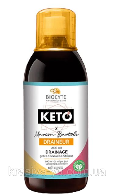 Добавка – напій зменшує прояви целюліту Keto Draineur (Cellulipill), 500 мл