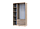 Розпашна Шафа для одягу Doros Гелар Дуб Cонома 3 ДСП 116,2х49,5х203,4 (80397559), фото 2