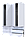 Розпашна Шафа для одягу Doros Гелар комплект Білий 2+2 ДСП 155х49,5х203,4 (42002117), фото 3