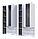 Розпашна Шафа для одягу Doros Гелар комплект Білий 3+3 ДСП 232,4х49,5х203,4 (42002119), фото 3