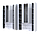 Розпашна Шафа для одягу Doros Гелар комплект Білий 4+4 ДСП 310х49,5х203,4 (42002121), фото 3