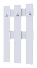 Вішалка для одягу Doros Н1 Білий 65х3,2х115 (41510008)