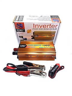 Перетворювач напруги інвертор UKC 1 кВт 1000Вт 12V 220V (SSK12V-1000W)