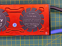 BMS контроллер Daly 7S 24 вольта 80A с балансиром